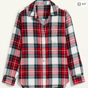 Plaid women’s Shirt - Red and Blue